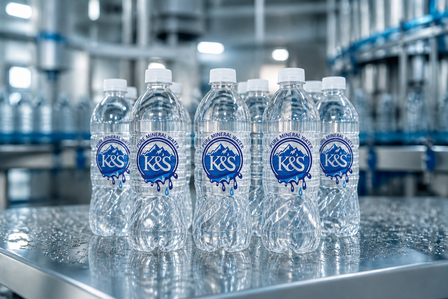 K&S Pure Mineral Water Business Dashboard